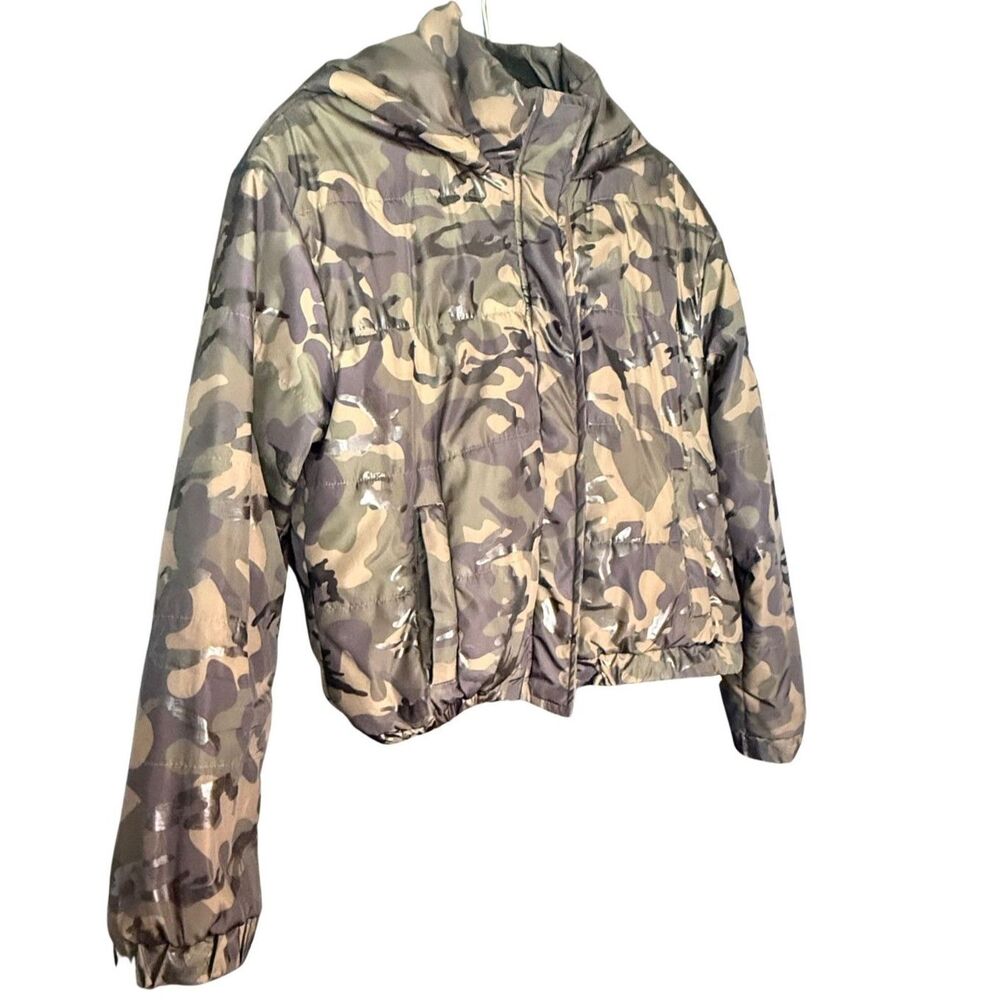 Ashley by 26 International Women’s Camouflage Puffer Jacket Size L Camo Coat - Picture 3 of 8